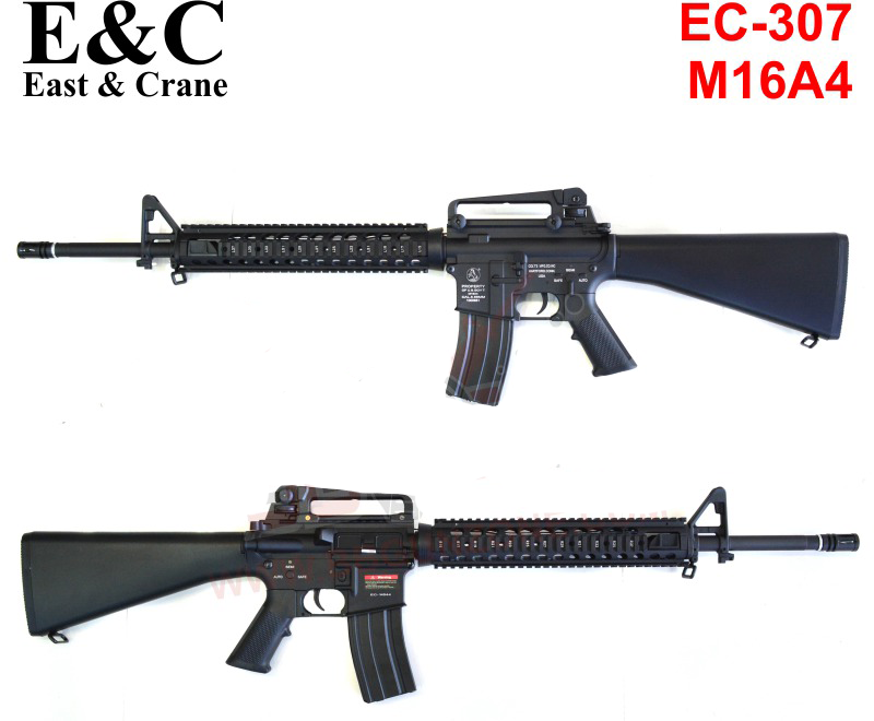 E&C 307S : M16A3 M5 RAS บอดี้เหล็ก JR.Custom Gen 2