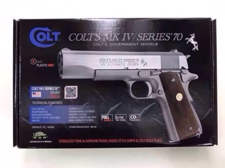 New.COLT 1911 Mk IV Series' 70 (CYBERGUN / KWC) รุ่นลิมิเต็ดลิขสิทธิ์แท้ มาร์ค โฟร์ ซี่รี่ 70 ยิงระบบแก็ส Co2. ราคาพิเศษ