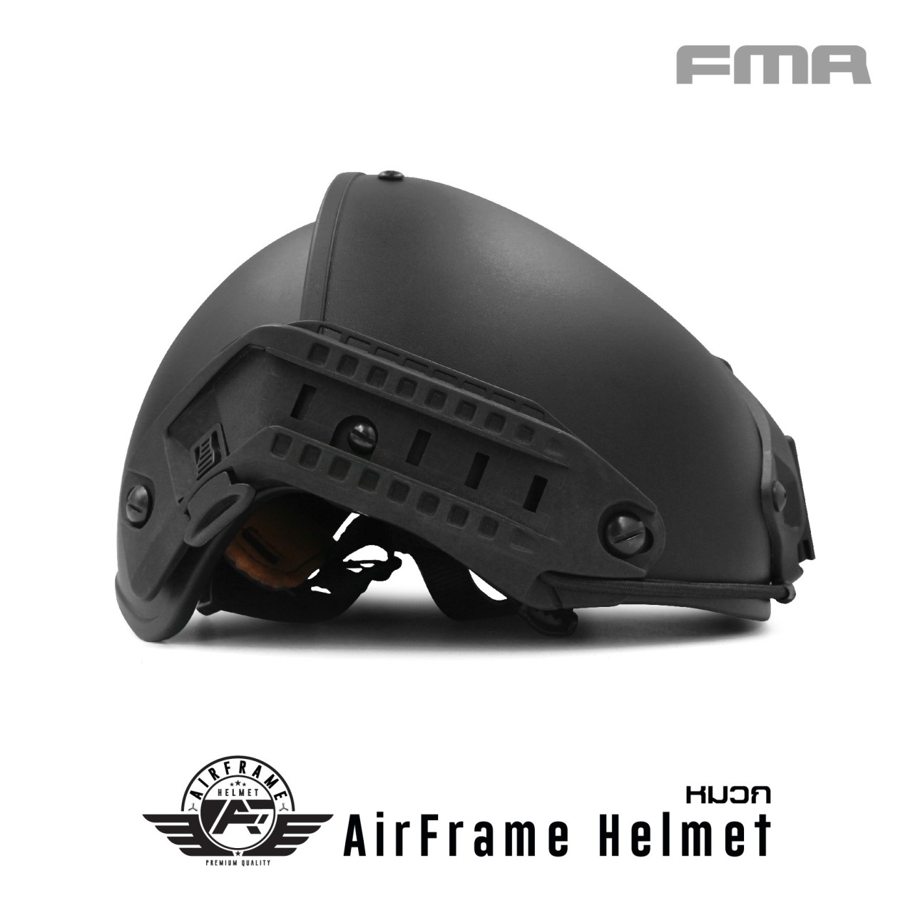(fire)สินค้าเข้ามาใหม่ค่ะ หมวก AirFrame Helmet ( FMA ) 🍁 ผลิตจากวัสดุ ABS แข็งแรงทนทาน 🍁 มาพร้อมรองในหมวกชนิด Memory foam 🍁 มีสายรัดคาง แป้นหน้า และราง ARC 🍁 ระบายอากาศได้ดี 🍁 น้ำหนัก 900 g. 2 ขนาด M ( 53-57 cm. ) L