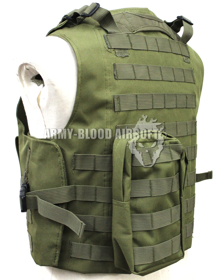 New.เสื้อเกราะยุทธวิธี FSBE Tactical Molle Combat Assault Plate Carrier Vest ทรงแข็งหนาแข็งแรงมีสายสลิงร้อยทั้งตัว สามารถนำฟองน้ำออกแล้วยัดแผ่นเหล็กใส่เข้าไปแทนได้ เผื่อจะนำไปใช้กันกระสุนจริงๆ มีกระเป๋าใส่แม๊กกาซีนปืนยาว 3 อัน แม๊กกาซีนปืนสั้น 1 อัน และกร