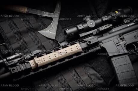 New.ชุดหน้า Fortis REV M4 CMMG / 5.56 12"- งาน CNC น้ำหนักเบาเพียง 25กรัม - ใช้ติดตั้งกับแกน Delta Ring ได้เลย (ดูตามรูป) - มีช่องสำหรับอุปกรณ์ Keymod - มีราง20mm มาตรฐาน - มีช่องหูกวิน 4 ช่อง สีดำ ราคาพิเศษ