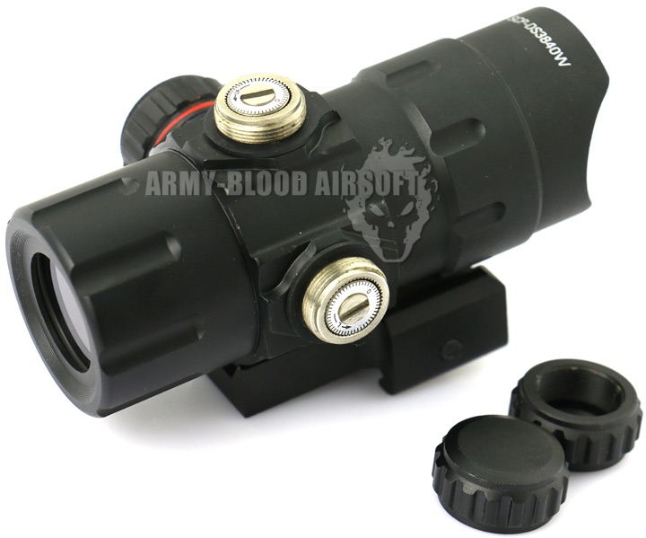 New.UTG 4.2" ITA Red/Green CQB Dot with QD Mount, Riser Adaptornex ราคาพิเศษ