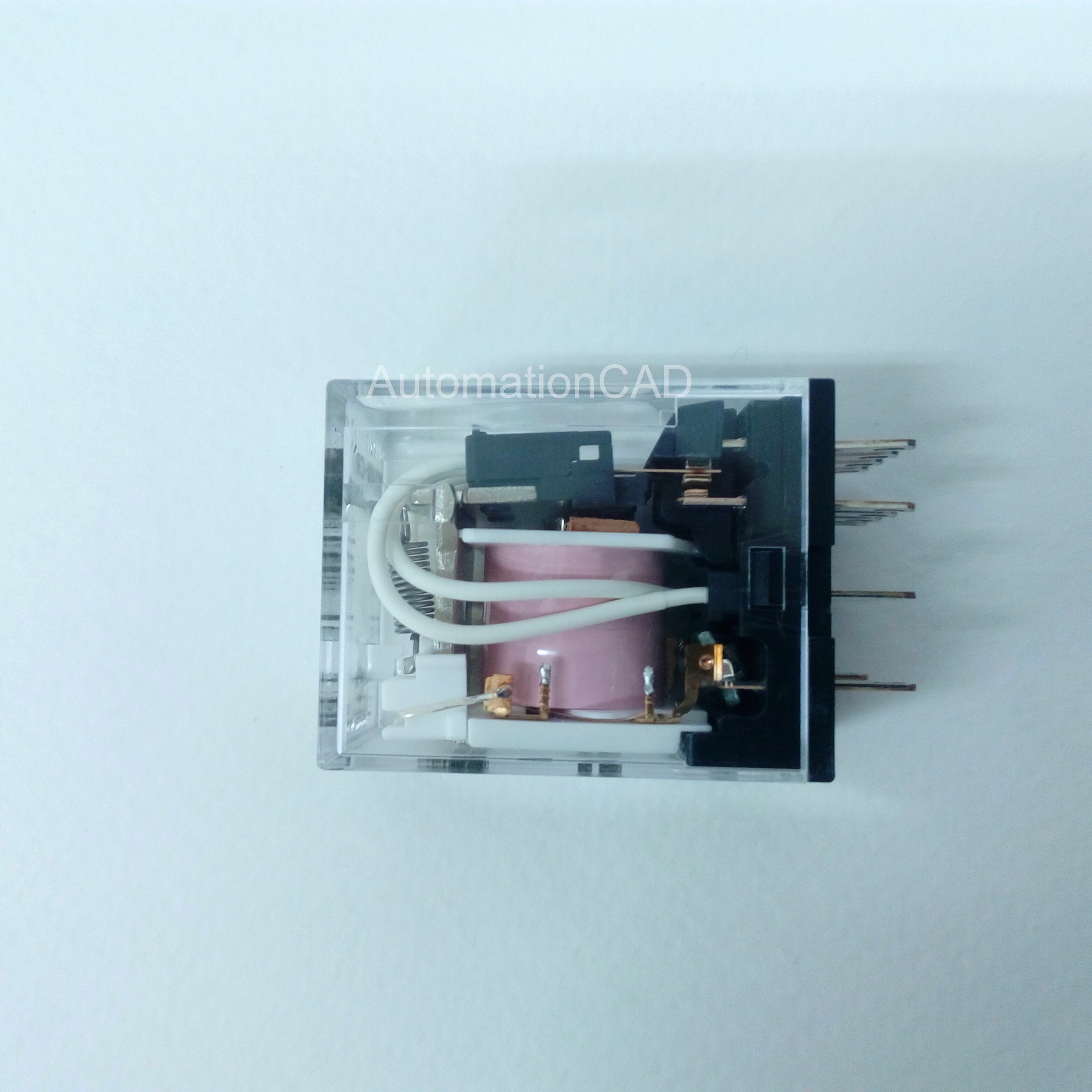 RELAY OMRON รีเลย์ 4 contact มีไฟ LED MY4N-CR 200/220 VAC