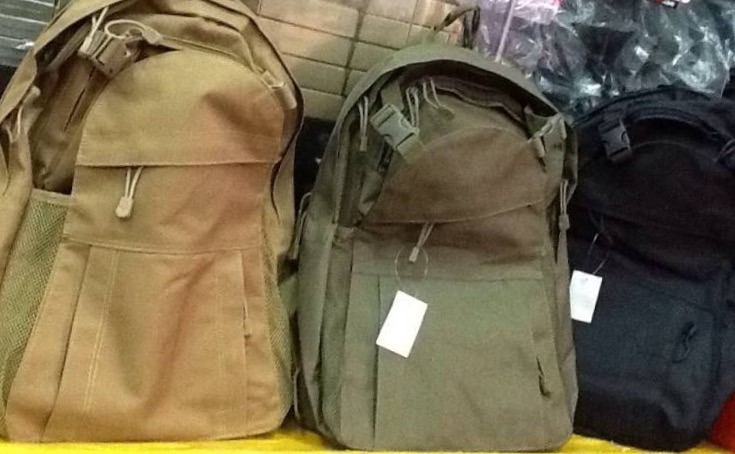 New.กระเป๋าBA482 ดำ ทราย เขียว