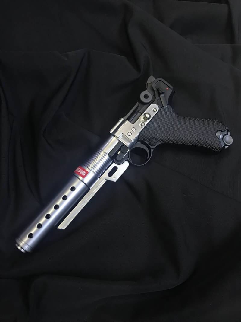 New ! AW Custom Limited Edition Custom Built Luger P08 6" Pistol with Muzzle Device ราคาพิเศษ