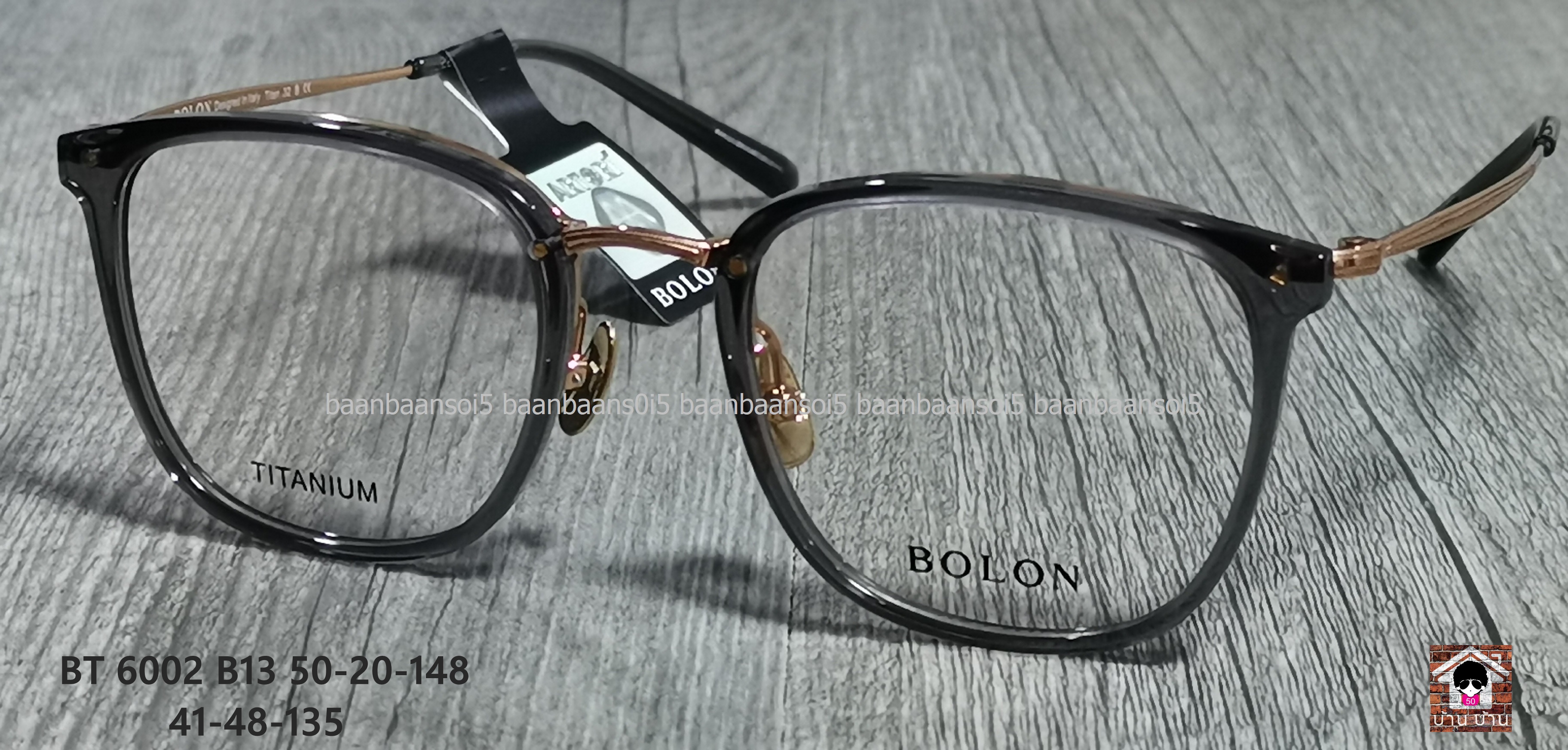 BOLON BT6002 B13 (Zion) กรอบแว่นตาพร้อมเลนส์ HOYA ราคา 4,690 บาท