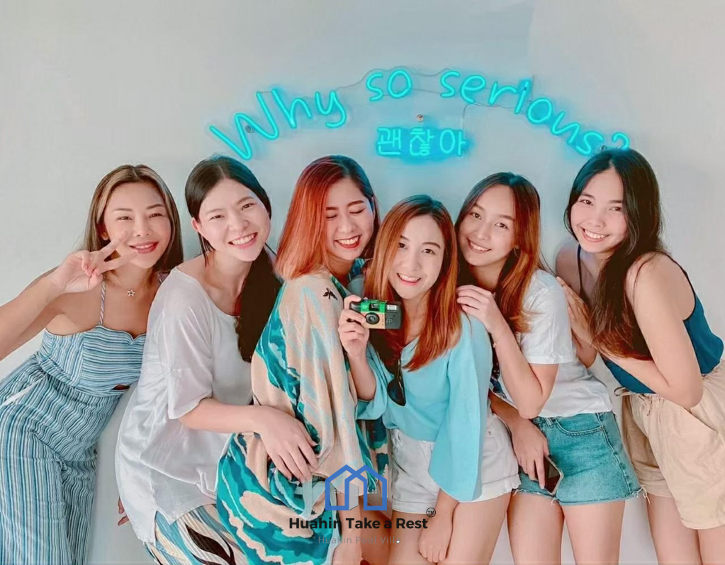 HR15041 บ้านพักหัวหิน บ้าน Miami Beach Villa