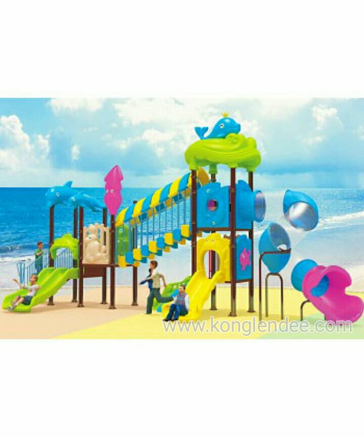 เครื่องเล่นสนาม ชุุดโอเชียนครอบครัวโลมา