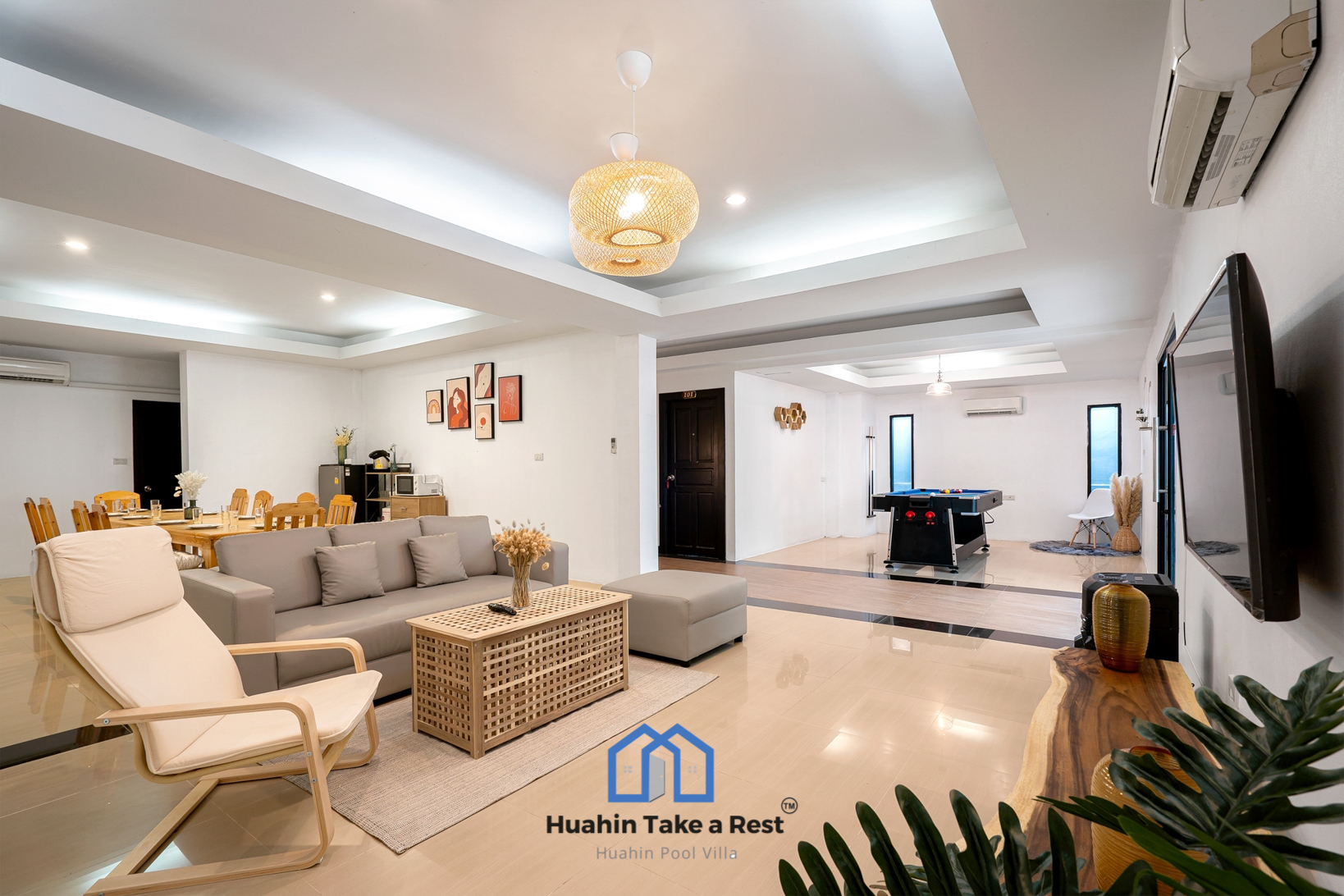 HR15043 บ้านพักหัวหิน บ้านบีชไซด์ พูลวิลล่า