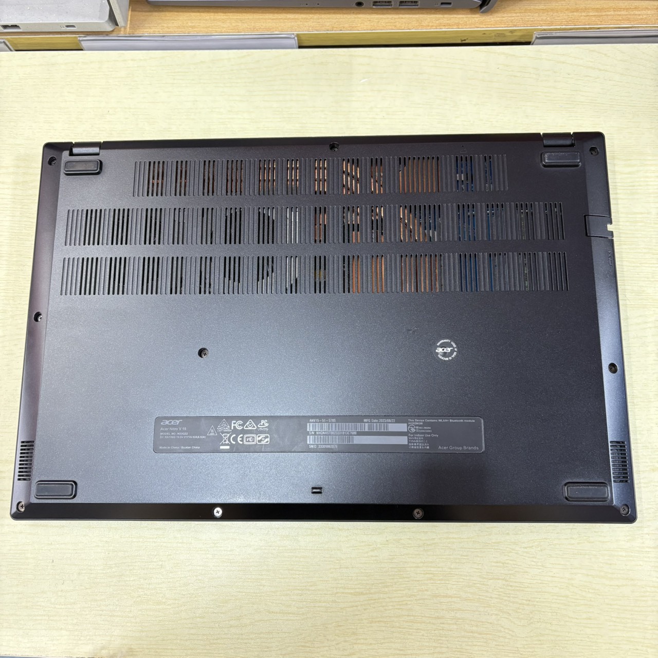 ACER NITRO V15 ANV15-51-578S สภาพเครื่อง 90% ประกันศูนย์ Onsite 29/09/2026 และ ประกัน Advice 17/12/2026