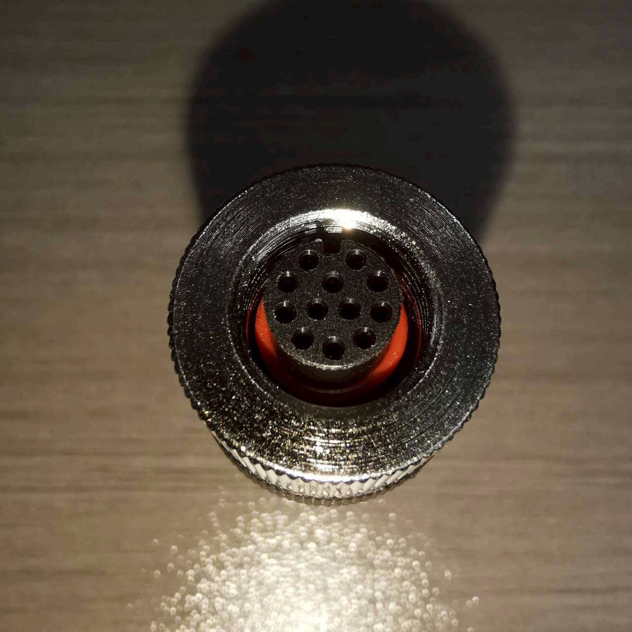 หัวคอนเนคเตอร์ M12 12Pins แบบตรง ตัวเมีย Connector