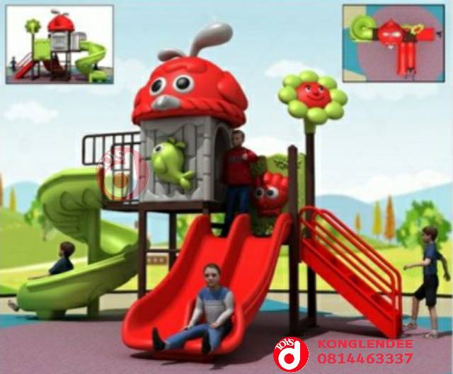เครื่องเล่นสนามกลางแจ้ง เครื่องเล่นสนาม ชุดนกน้อยหัวส้ม
