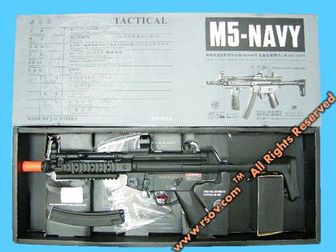 New.'JG' - Jing Gong full-metal M5-navy AEG (071) บอดี้เหล็กตัวท็อป ราคาพิเศษ