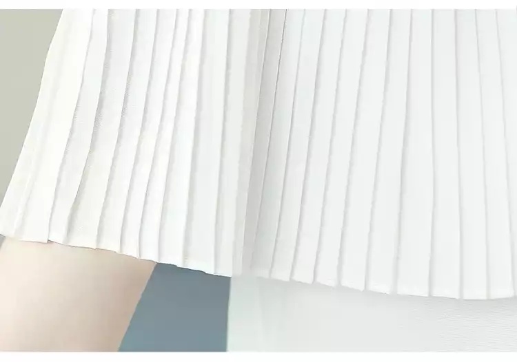 #เสื้อชีฟองสไตน์เกาหลีพร้อมส่ง #เสื้อชีฟองแต่งเกล็ดระบายด้านหน้า #เสื้อทำงานเกาหลี #เสื้อสมัครงาน #ชุดสมัครงาน #เสื้อใส่กับผ้าถุง #เสื้อใส่กับผ้าซิ่น ขาว Free size