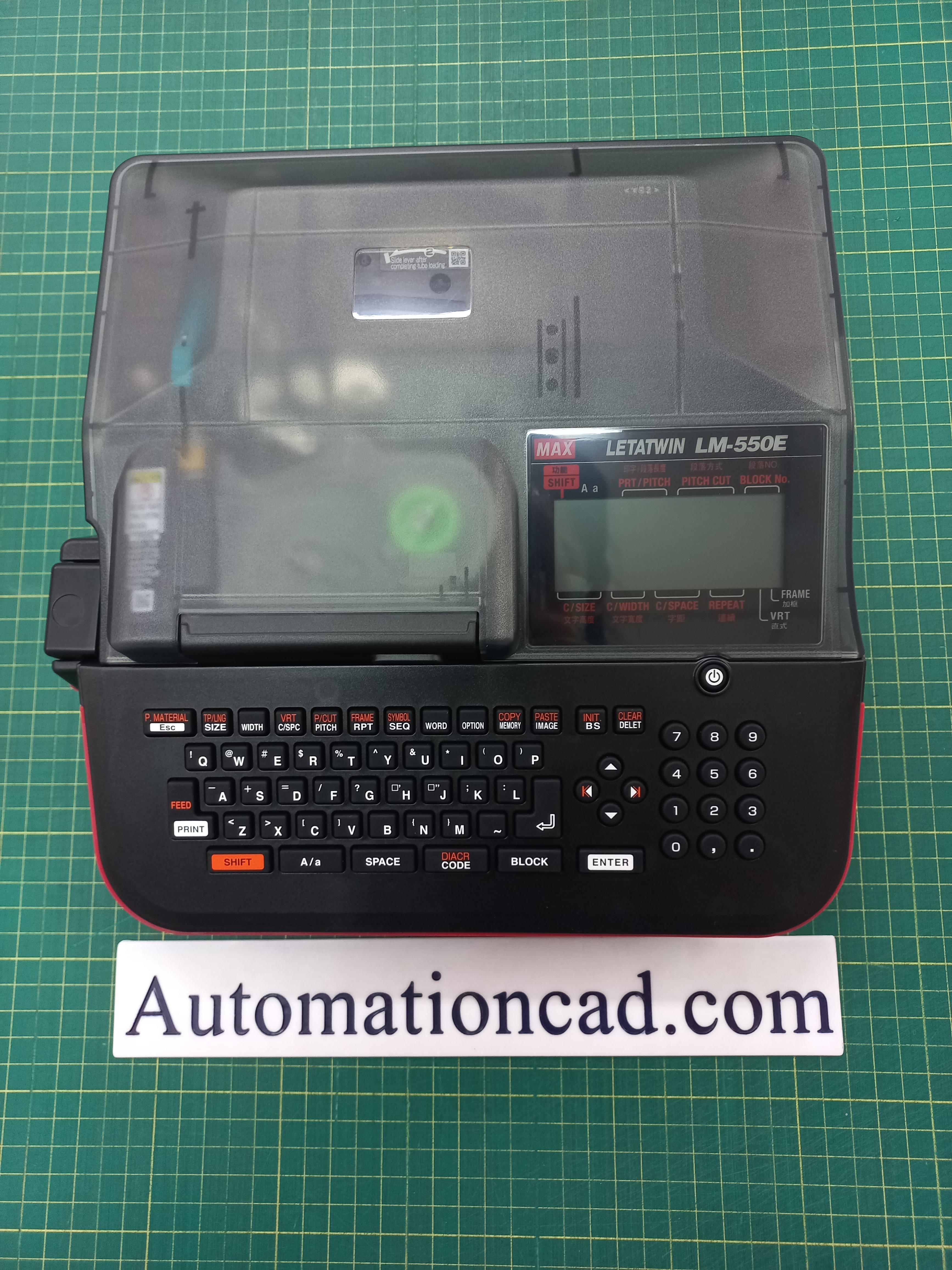 เครื่องพิมพ์ปลอกสายไฟ MAX LM-550E LETATWIN