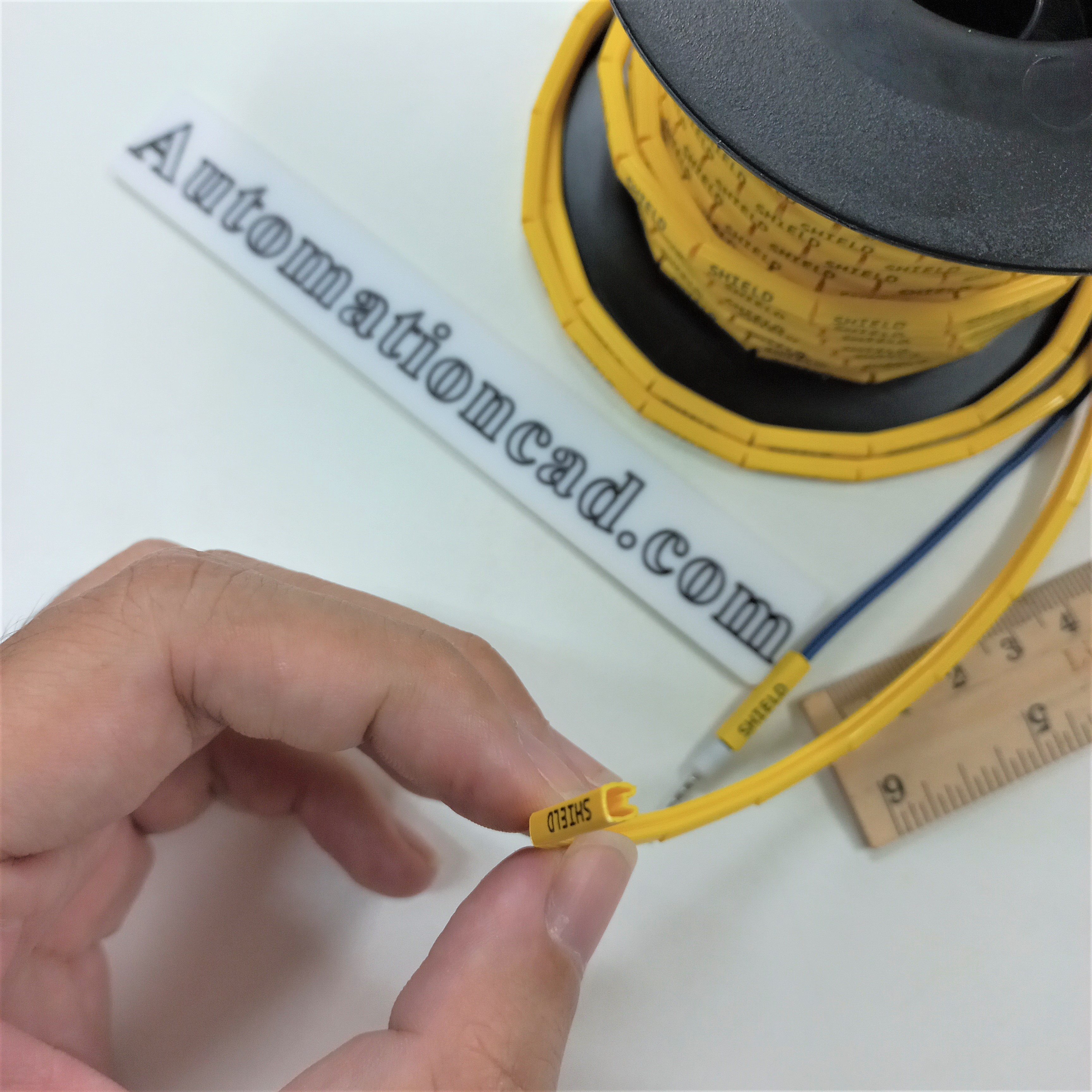 รับพิมพ์ TAG มาร์คสายไฟ PARTEX WIRE MARKING แบบพิมพ์อักษรใส่ได้เอง