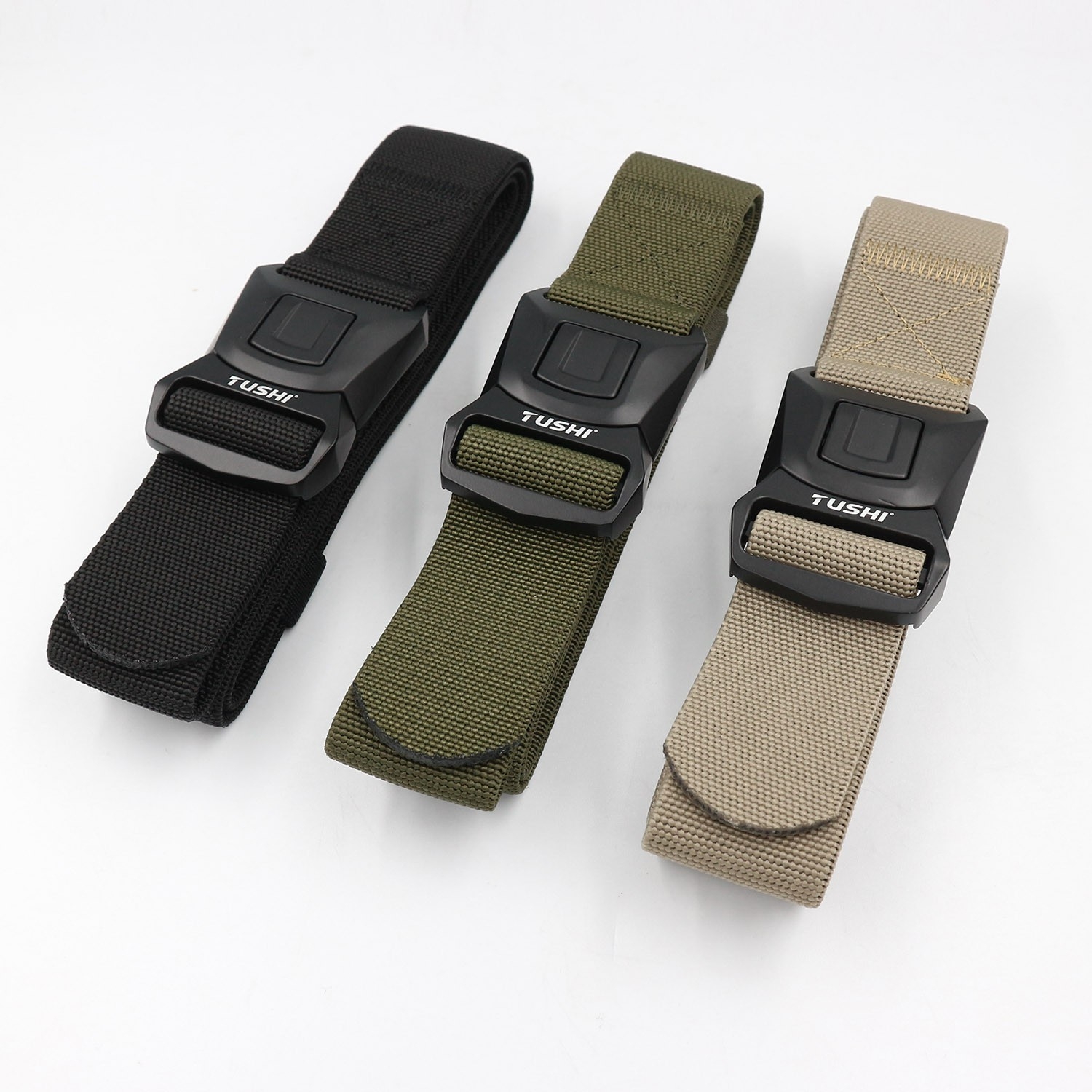 (red flag)เข็มขัดปลดไว #908 Quick Release Belt 🔱 หัวเข็มขัดผลิตจากโลหะอัลลอยด์ 🔱 ใช้งานง่าย ล็อค-ปลดล็อค ไว 🔱 สายเข็มขัดผลิตจาก Nylon ผสม elastic rubber 🔱 สายมีความยืดหยุ่นในตัวเอง ใส่กระชับ 🔱 สายมีความแข็ง สามารถเก