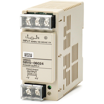 POWER SUPPLY S8VS-06024 OMRON พาวเวอร์ซัพพลาย 60W 2.5A 24VDC