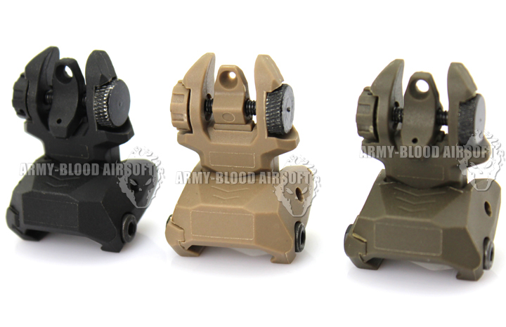 New.Fab Defense FBS FRONT BACK-UP Sight & RBS REAR BACK-UP Sight (BK) ราคาพิเศษ