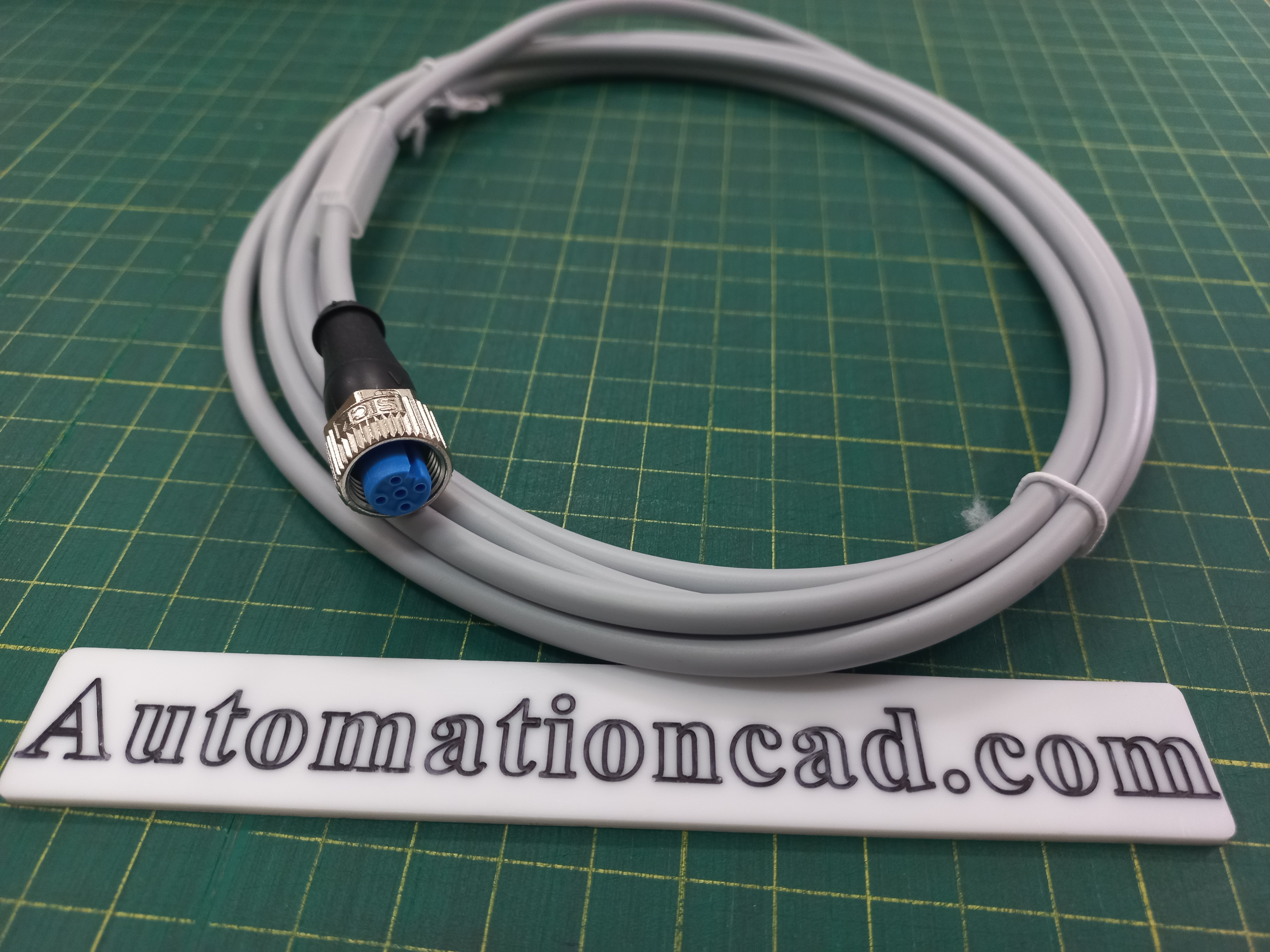 สายพร้อม CONNECTOR SICK 4 ขา ตัวเมีย แบบตรง M12 ยาว 2 m.