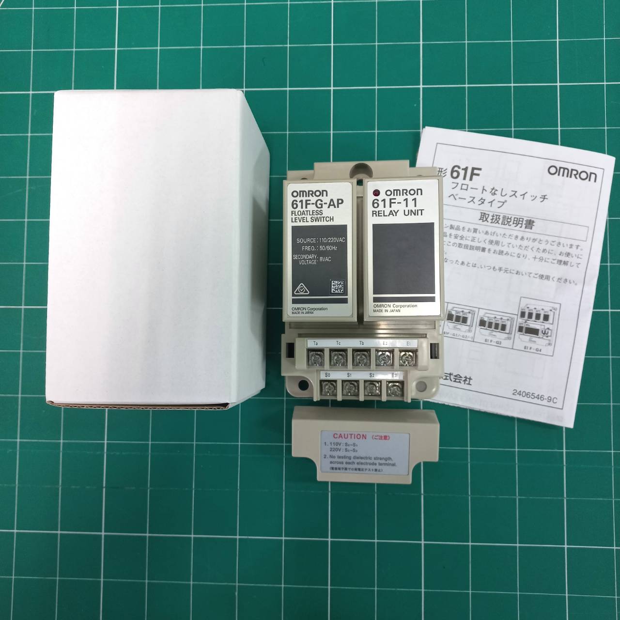 โฟลทเลส OMRON 61F-G-AP 220VAC อุปกรณ์ควบคุมระดับน้ำ Floatless level switch