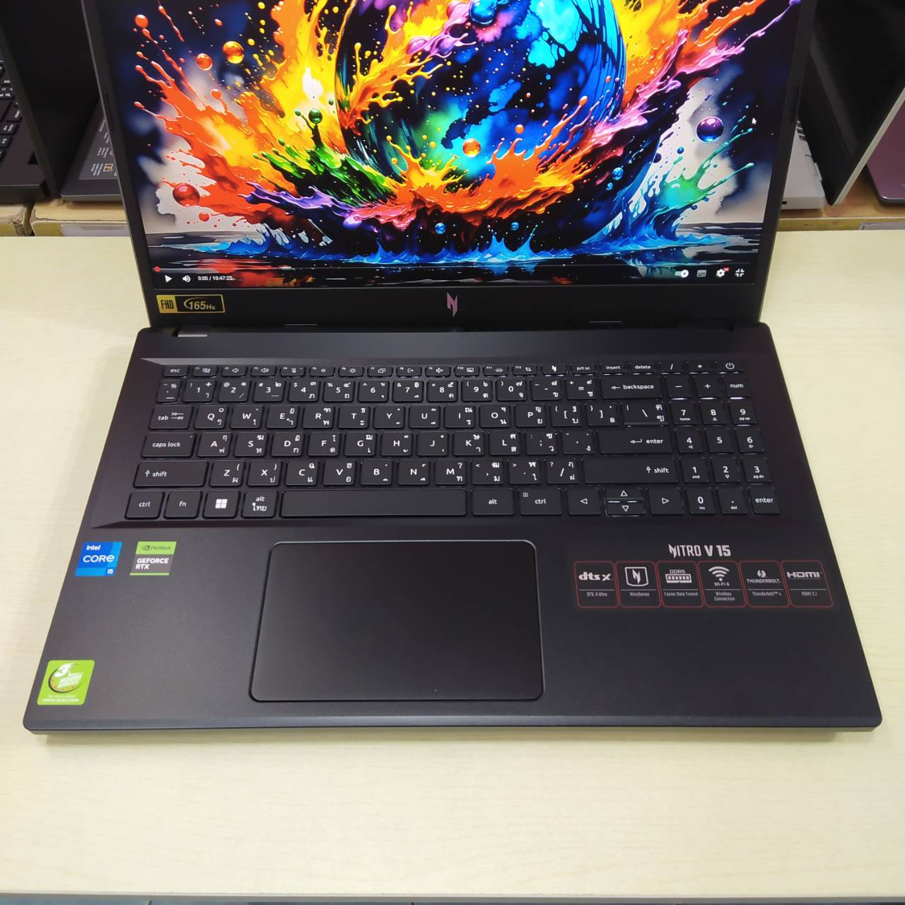 ACER NITRO V15 ANV15-51-50UV สภาพเครื่อง 100% ไร้ริ้วรอย (ประกันศูนย์ Onsite 20/11/2027)