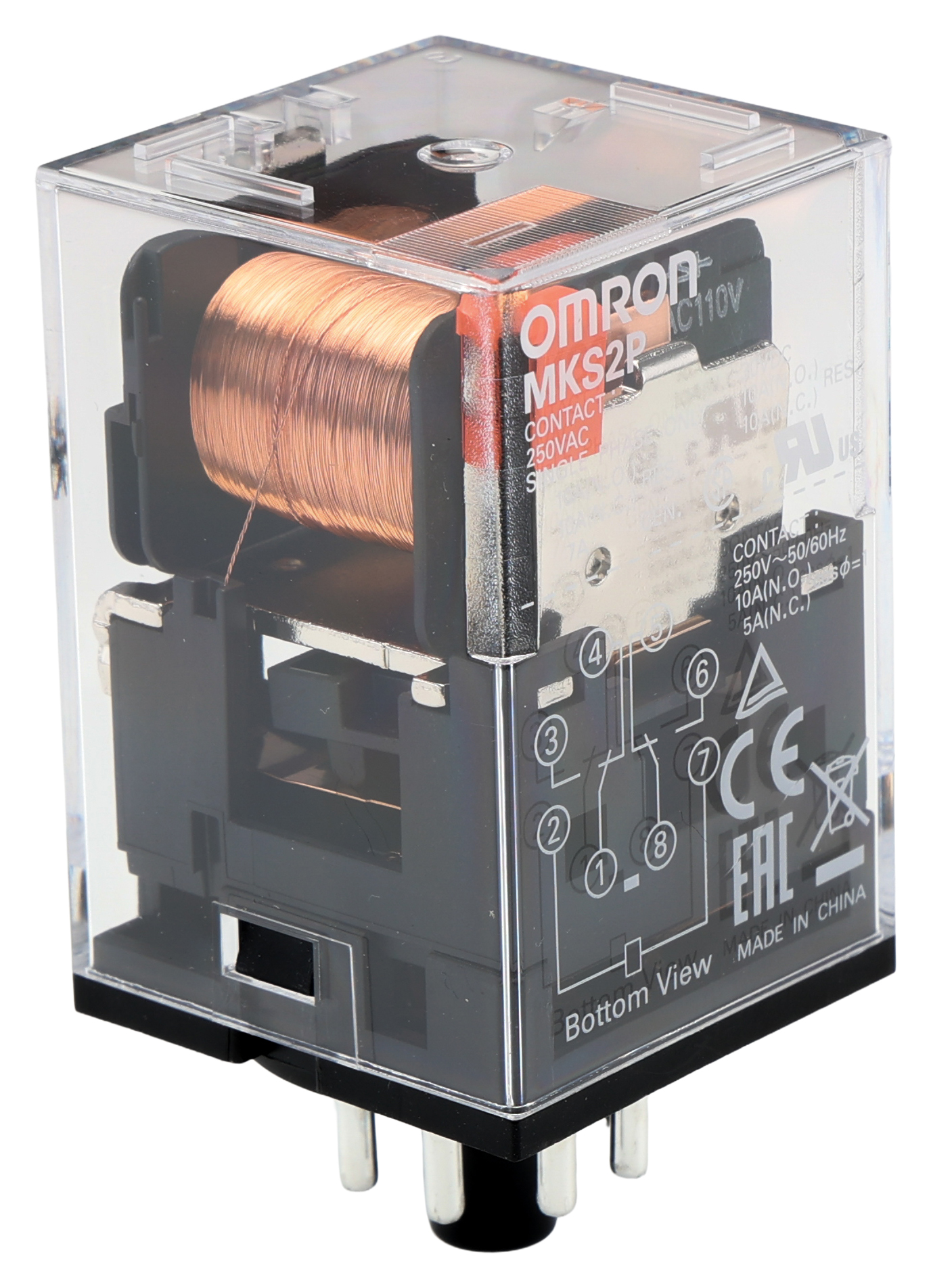 RELAY OMRON MKS2P 110VAC