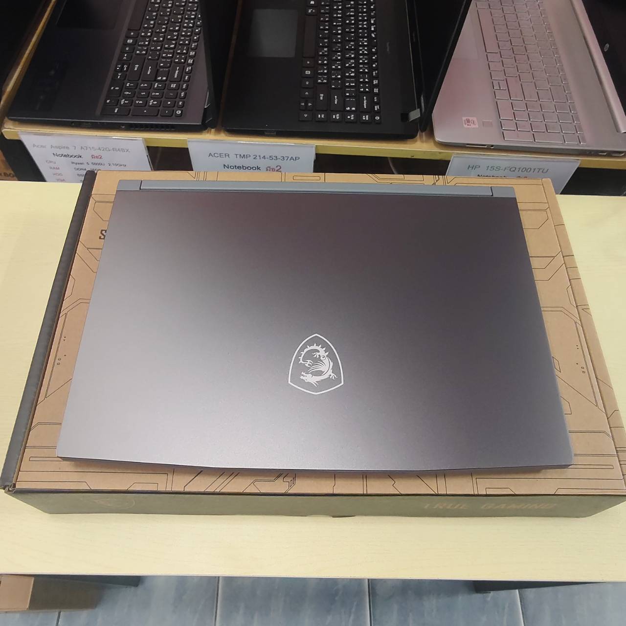 MSI THIN 15 B12UCX-1428TH สภาพเครื่อง 95% ประกันศูนย์ 26/11/2026