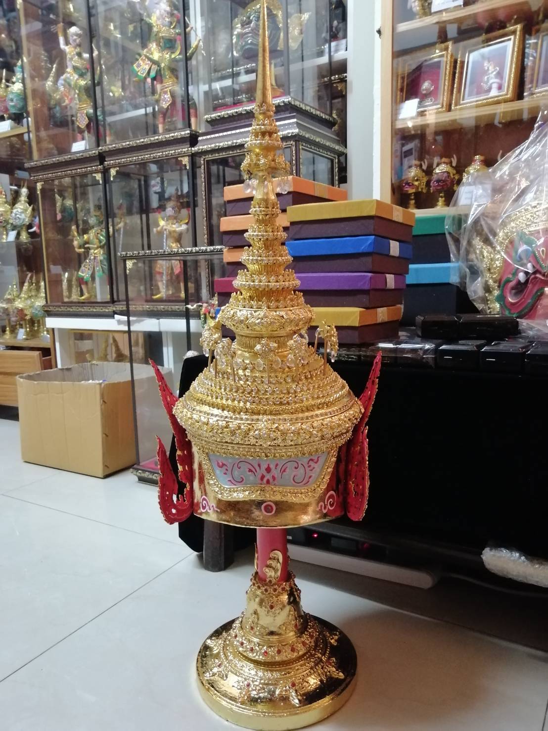 พระลักษณ์ ขนาดสวมหัว งานทองแท้