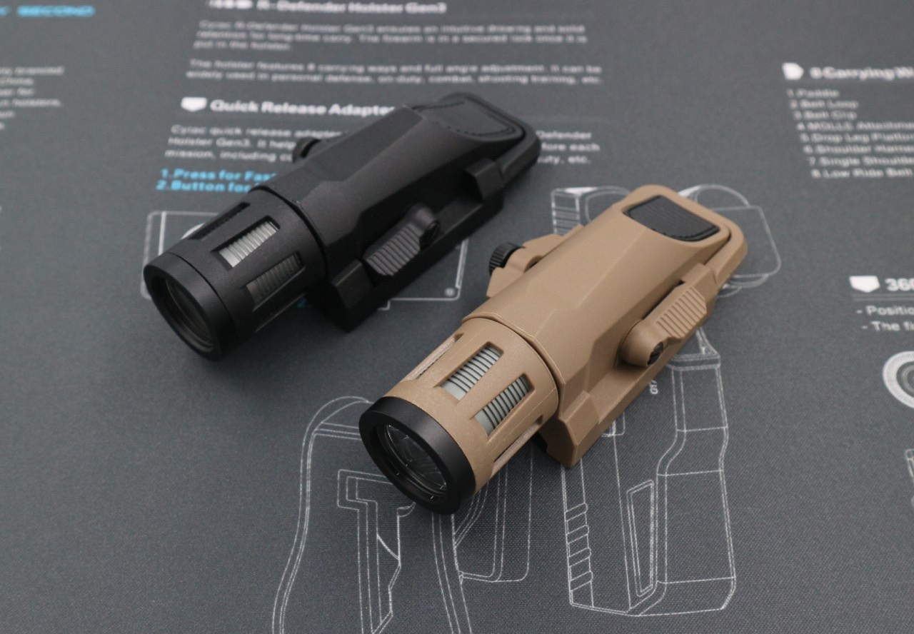 💥💥 สินค้าใหม่ค่ะ (fire)ไฟฉาย Emissive รุ่น WML Gen2 ✴ ตัวเรือนผลิตจาก Polymer เกรดคุณภาพ ✴ หลอด LED ความสว่าง 400 lumens ✴ 3 functions : Constant / Momentary/ Strobe ✴ Runtime : 1-1.5 hours. ✴ Battery : 1