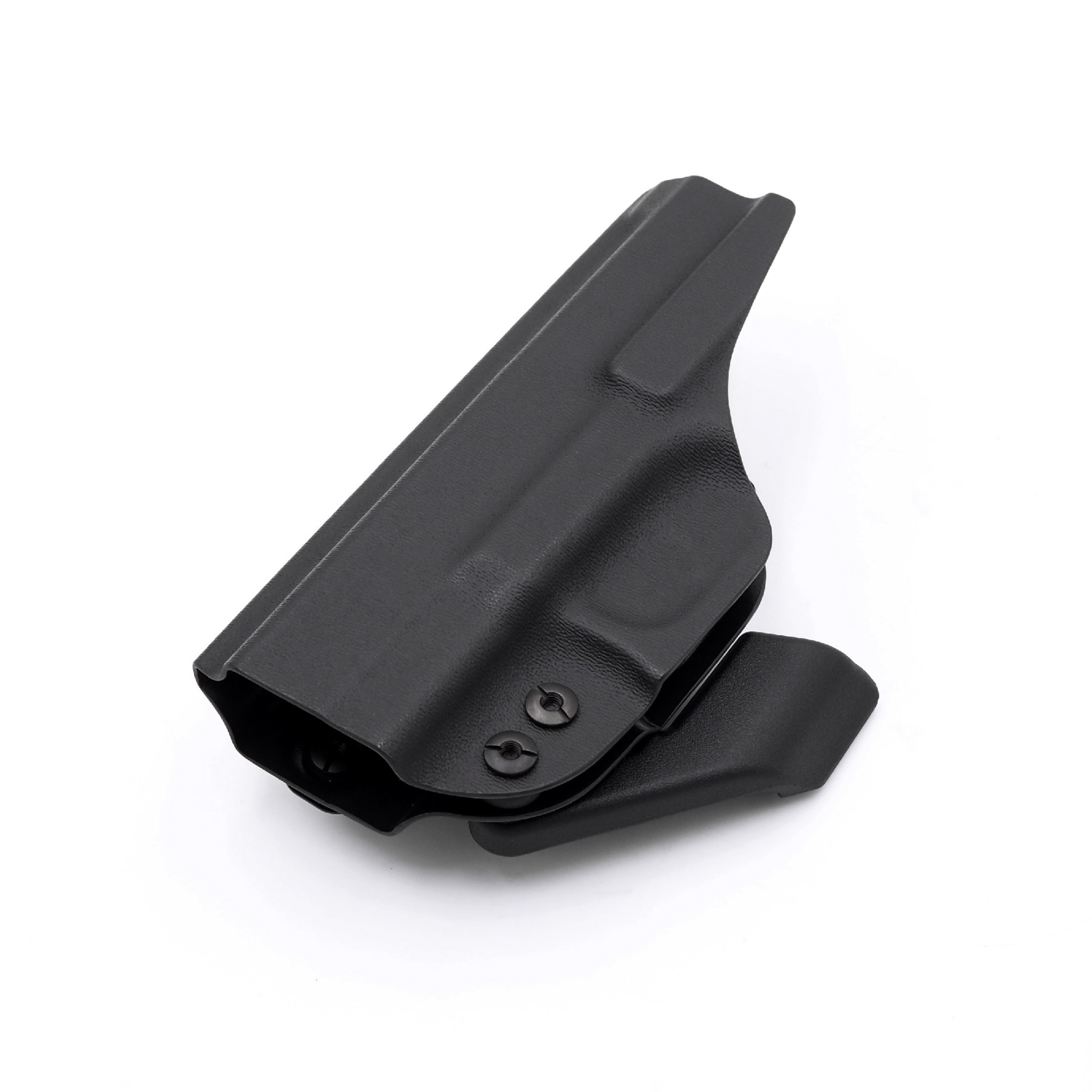 New. ซองพกใน Kydex Glock 26/27/33 (Serie A) WARRIORLAND ( G26 IWB Kydex Holster with Claw ) ⚓ ผลิตจาก Kydex เกรดคุณภาพ ⚓ ออกแบบให้ซองหุ้มโกร่งไกทั้งหมด ใช้งานปลอดภัย ⚓ ซองพกในซ่อนเร้น อำพรางได้มิดชิด ⚓ แผ่น Claw (ถอดได้) ช่วยให