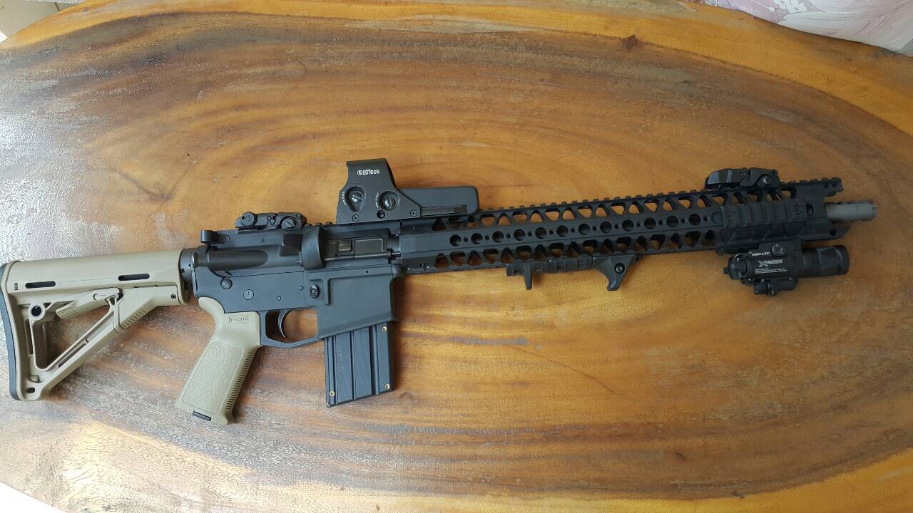 New.Angry gun Wire Cutter Rail System LVOA Style for M4 Cmmg M4 GBB and AEG 13.5-16.2" ราคาพิเศษ