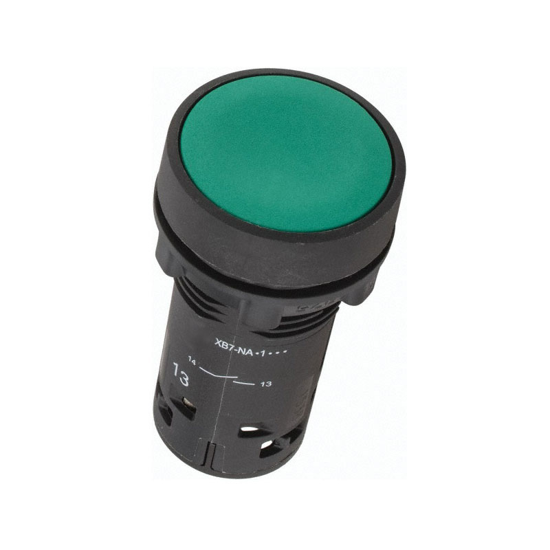 ปุ่มกด Push Button Switch 1NO SCHNEIDER สวิตซ์กดเด้งกลับ รู 22 mm