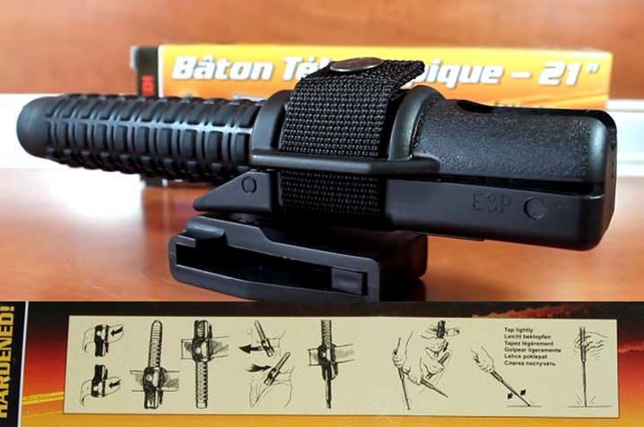 New.ดิ้ว ESP Expandable Baton Made in E.U. ขนาด 21" มาพร้อมซองโพลีเมอร์ แข็งแกร่ง ทนทาน พกพาสะดวก พกไว้ติดตัวก็ง่าย ราคาพิเศษ