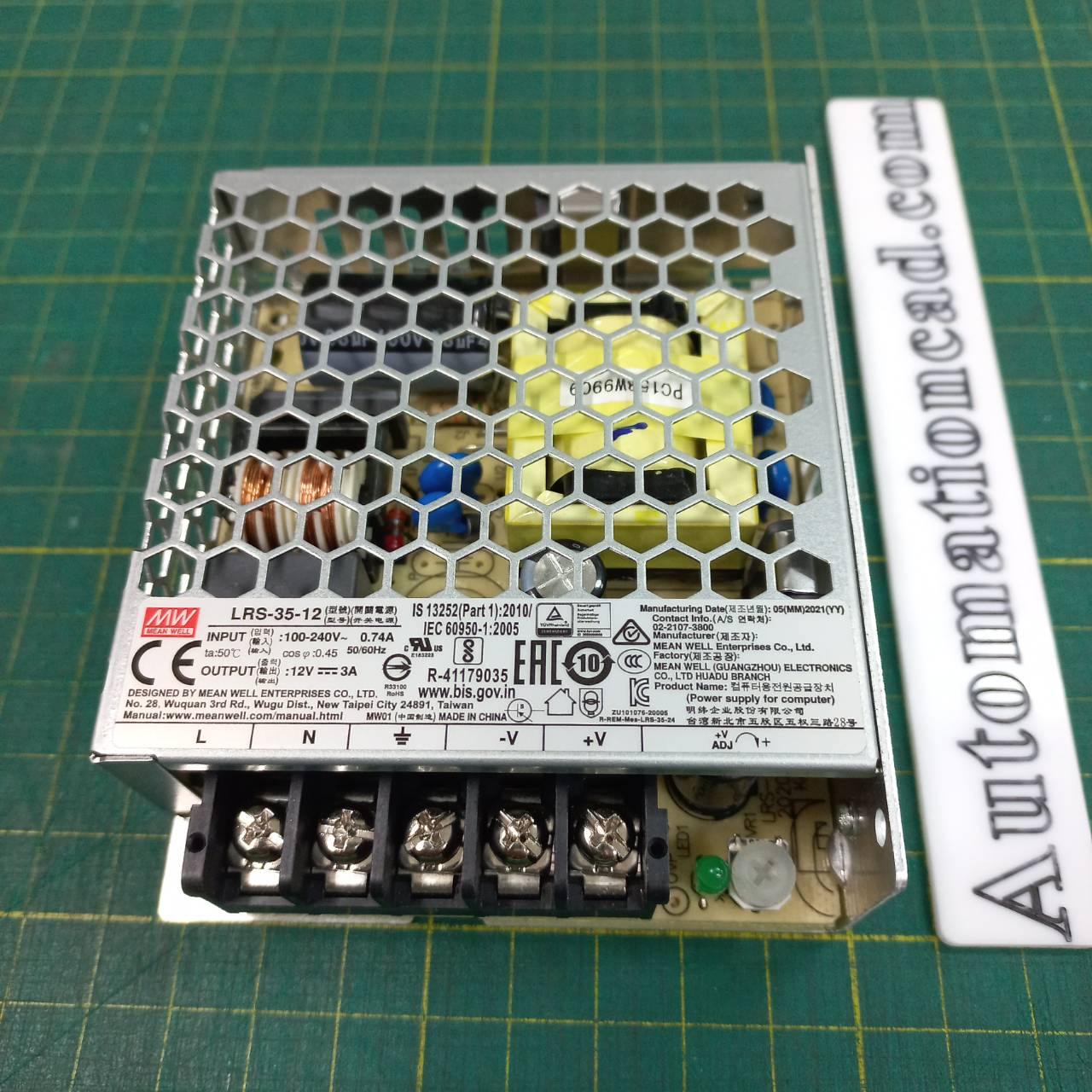 LRS-35-12 POWER SUPPLY 12VDC MEANWELL ของแท้ ใช้กับกล้องวงจรปิด