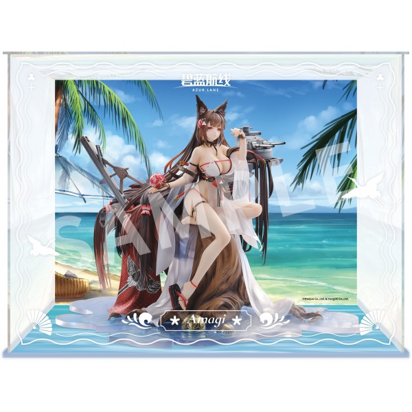 เปิดจอง : Azur Lane Amagi「Wending Waters, Serene Lotus」Ver. With Acrylic display box Set + Shikishi (paper)