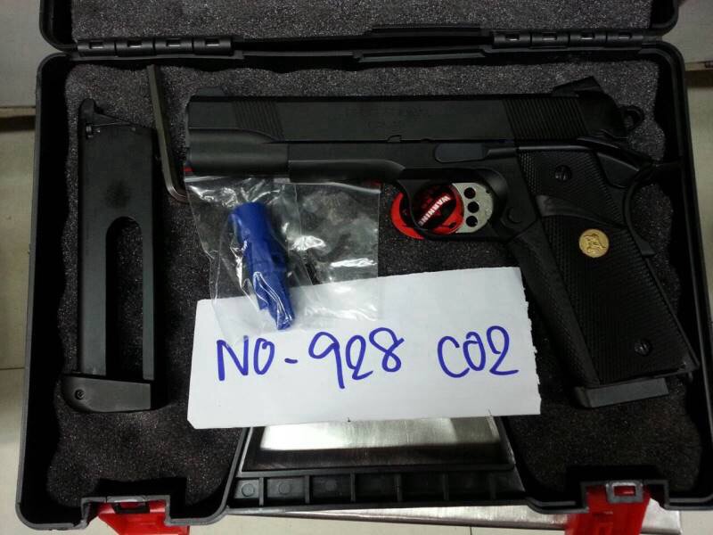New.ปืนสั้นอัดแก็ซแรง EG928 สีดำ มาพร้อมแม็ก Co2.และแม็กแก็ซแรง ราคาพิเศษ