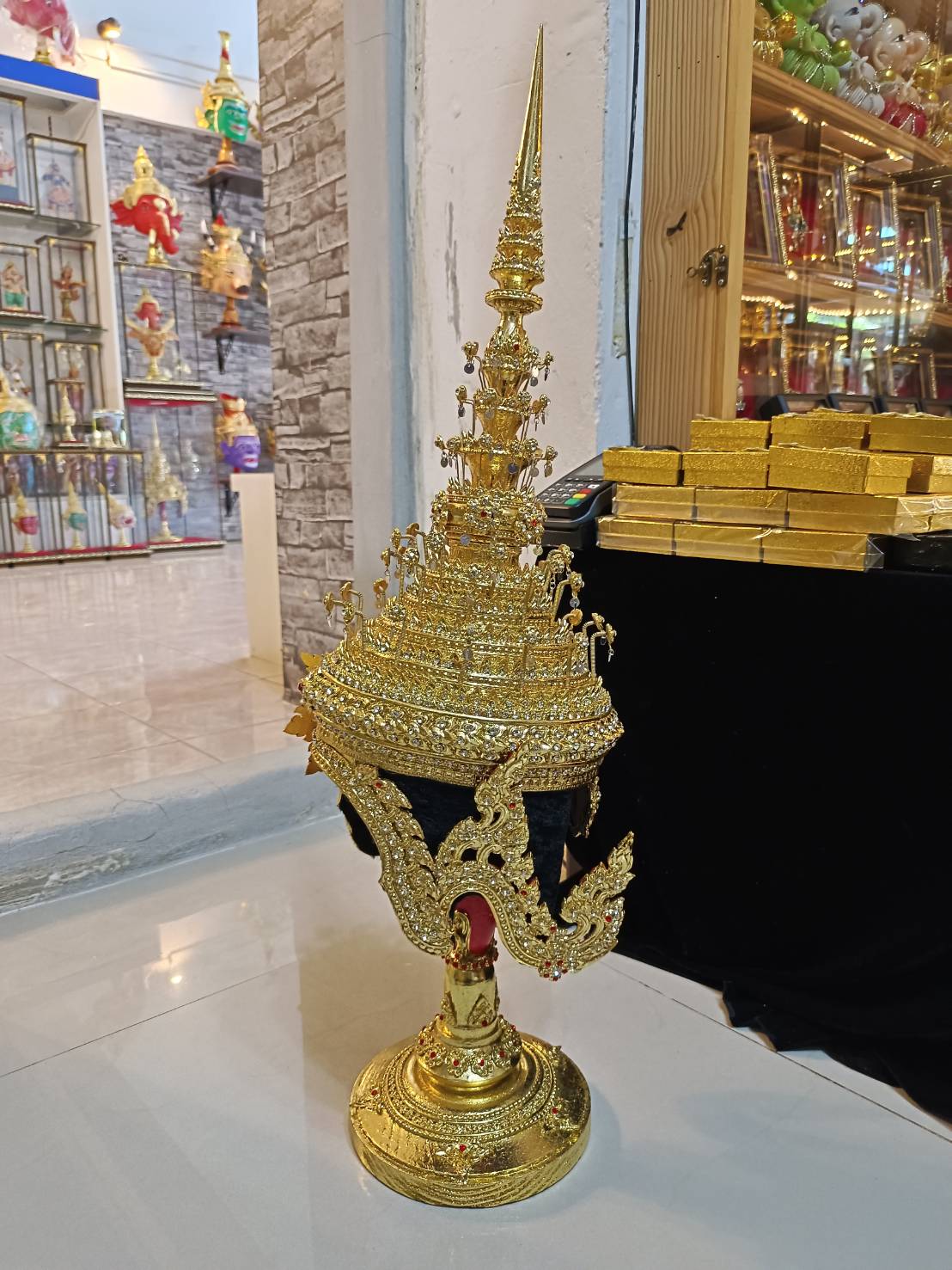 ชฎาพระ ขนาดสวมหัว เกรดพรีเมี่ยม