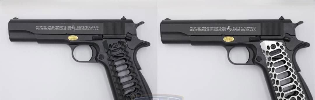ประกับปืน M1911 แบบอลูมิเนียม รุ่น Cobra Skeleton ยี่ห้อ 5KU