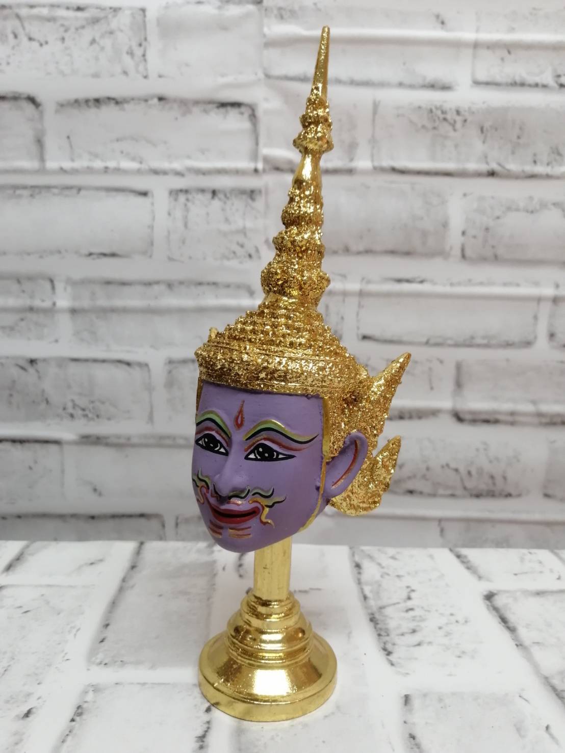 พระนารายณ์ ขนาดกลาง 4 นิ้ว พร้อมฐานทอง