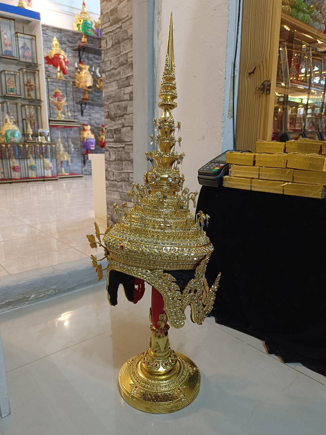 ชฎาพระ ขนาดสวมหัว เกรดพรีเมี่ยม