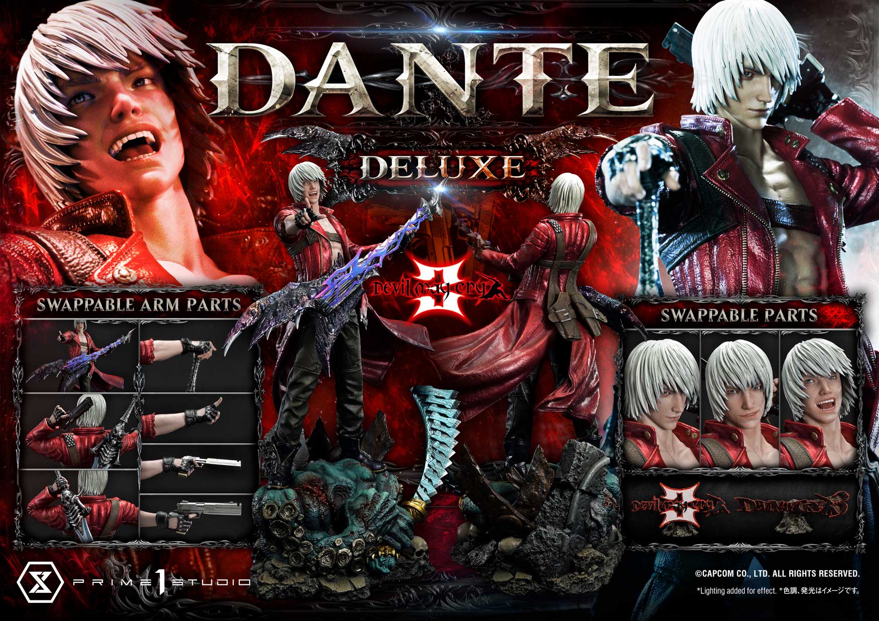 เปิดจอง : Dante: Devil May Cry 3 1/4 Scale (Deluxe Bonus)