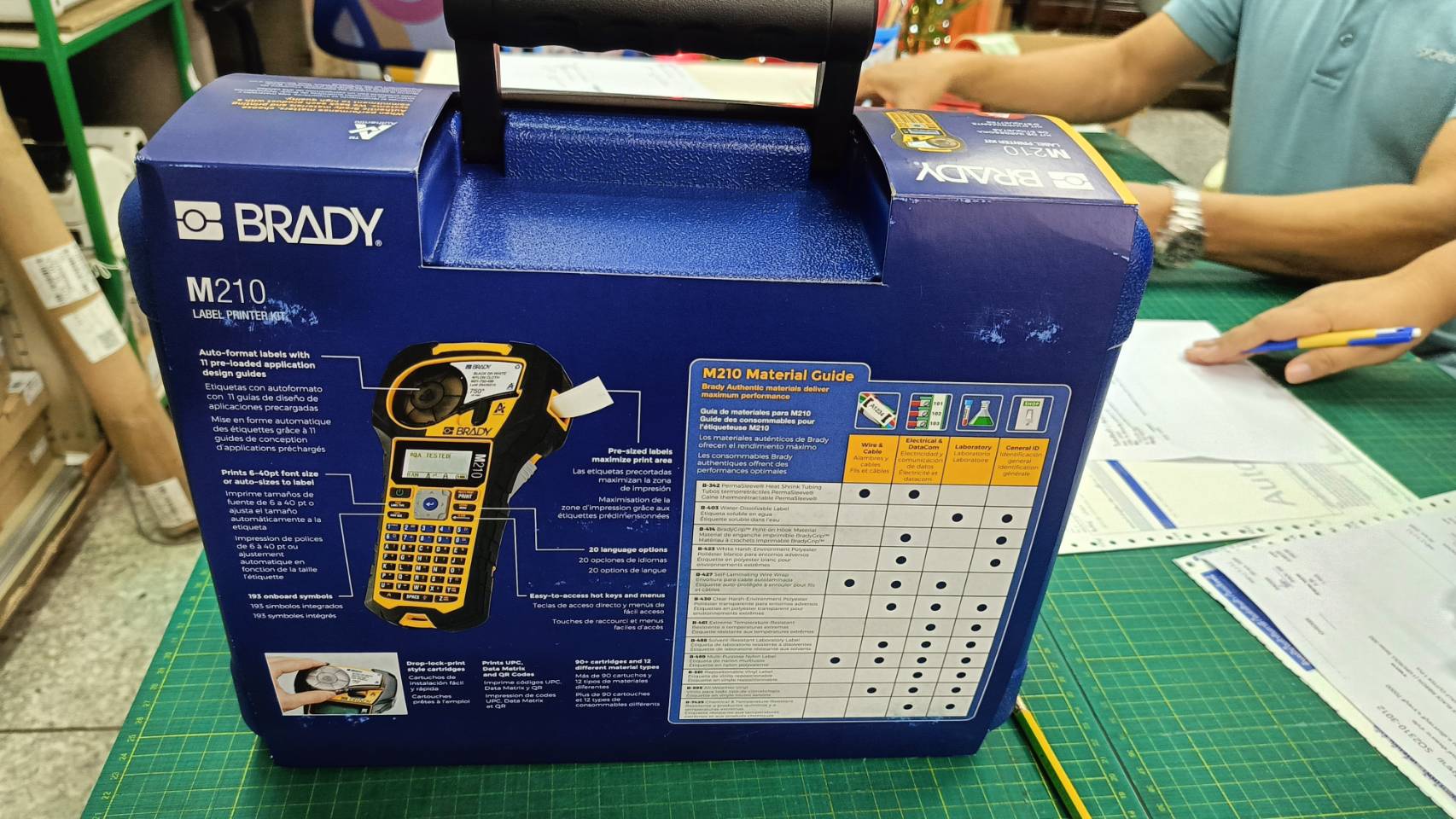 เครื่องพิมพ์สติ๊กเกอร์ BRADY M210 - BRADY LABEL PRINTER