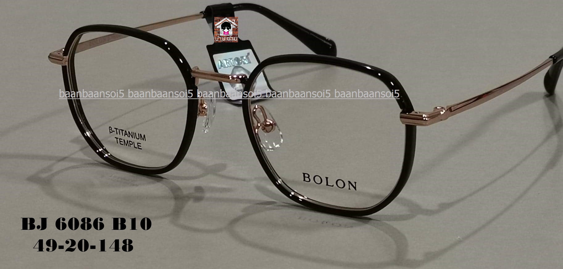 BOLON Busan BJ6086 - SS22 Bolon Eyewear ส่งฟรีๆ กรอบแว่นตาพร้อมเลนส์ HOYA ราคา 3,890 บาท