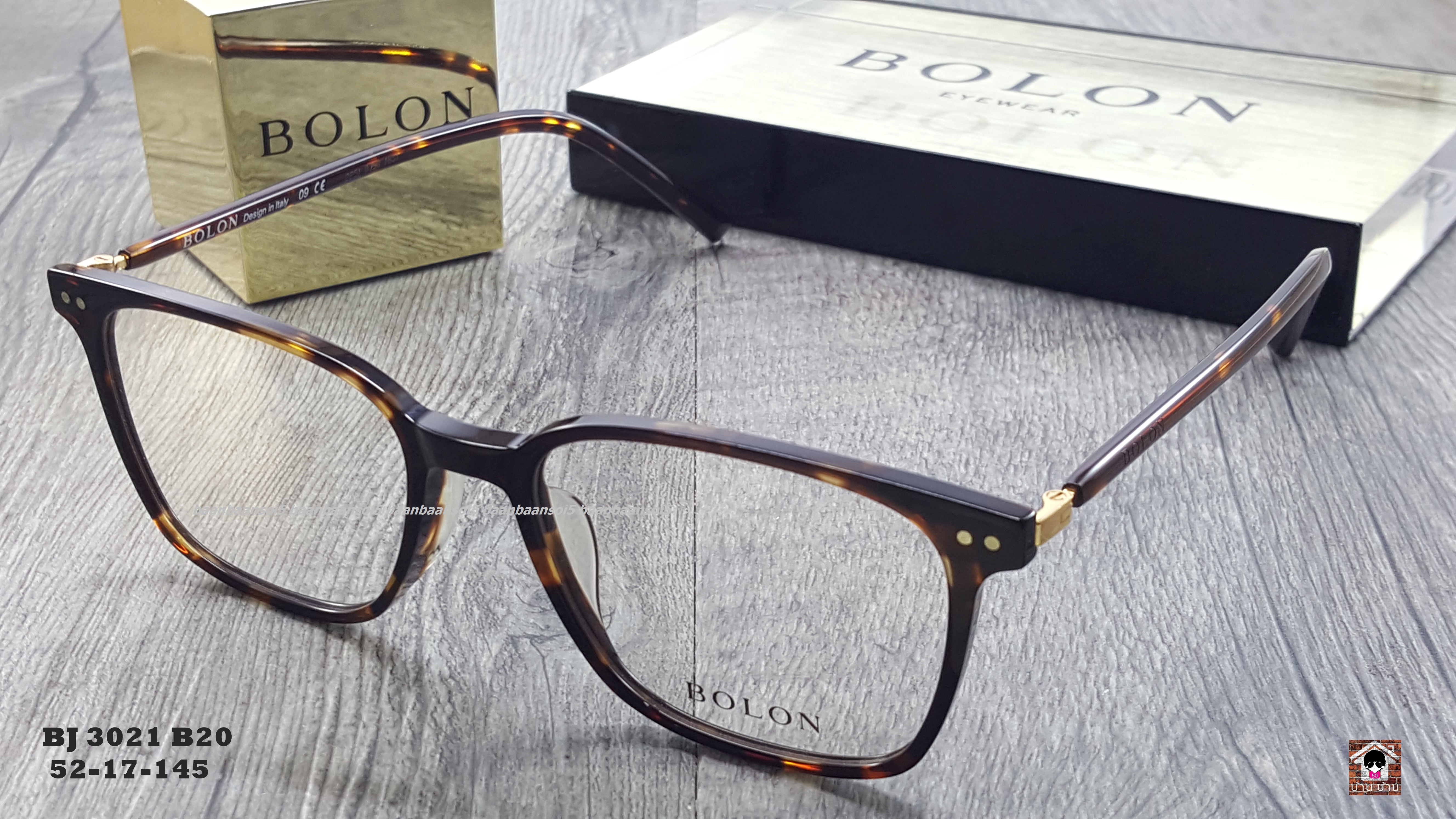 Bolon BJ 3021 B20 โปรโมชั่น กรอบแว่นตาพร้อมเลนส์ HOYA ราคา 3,490 บาท