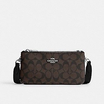 กระเป๋า Coach แท้ รุ่น CJ790 DOUBLE ZIP CROSSBODY