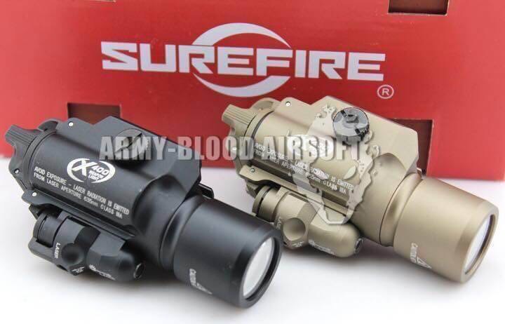 New.Surefire X400 LED WeaponLight with Laser New Type (BK) ราคาพิเศษ