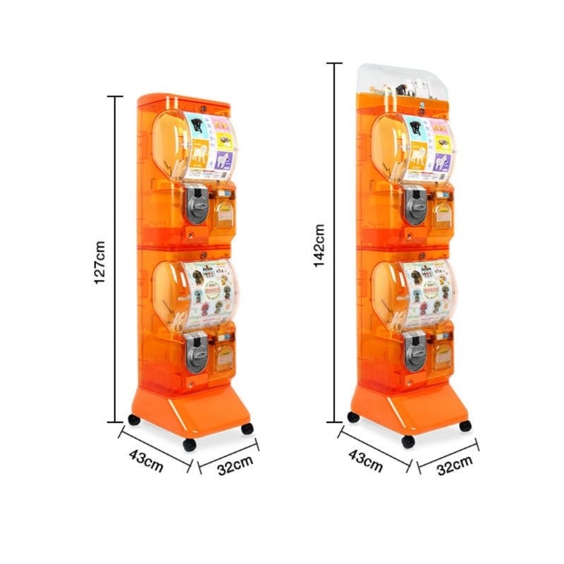 ตู้กาชาปองหยอดเหรียญ Ciot ตู้ไข่หมุน ขายสินค้าที่ระลึก ของฝาก เหมาะตั้งตามคาเฟ่ ที่ท่องเที่ยว ห้าง ตลาด ไม่ต้องใช้ไฟฟ้า