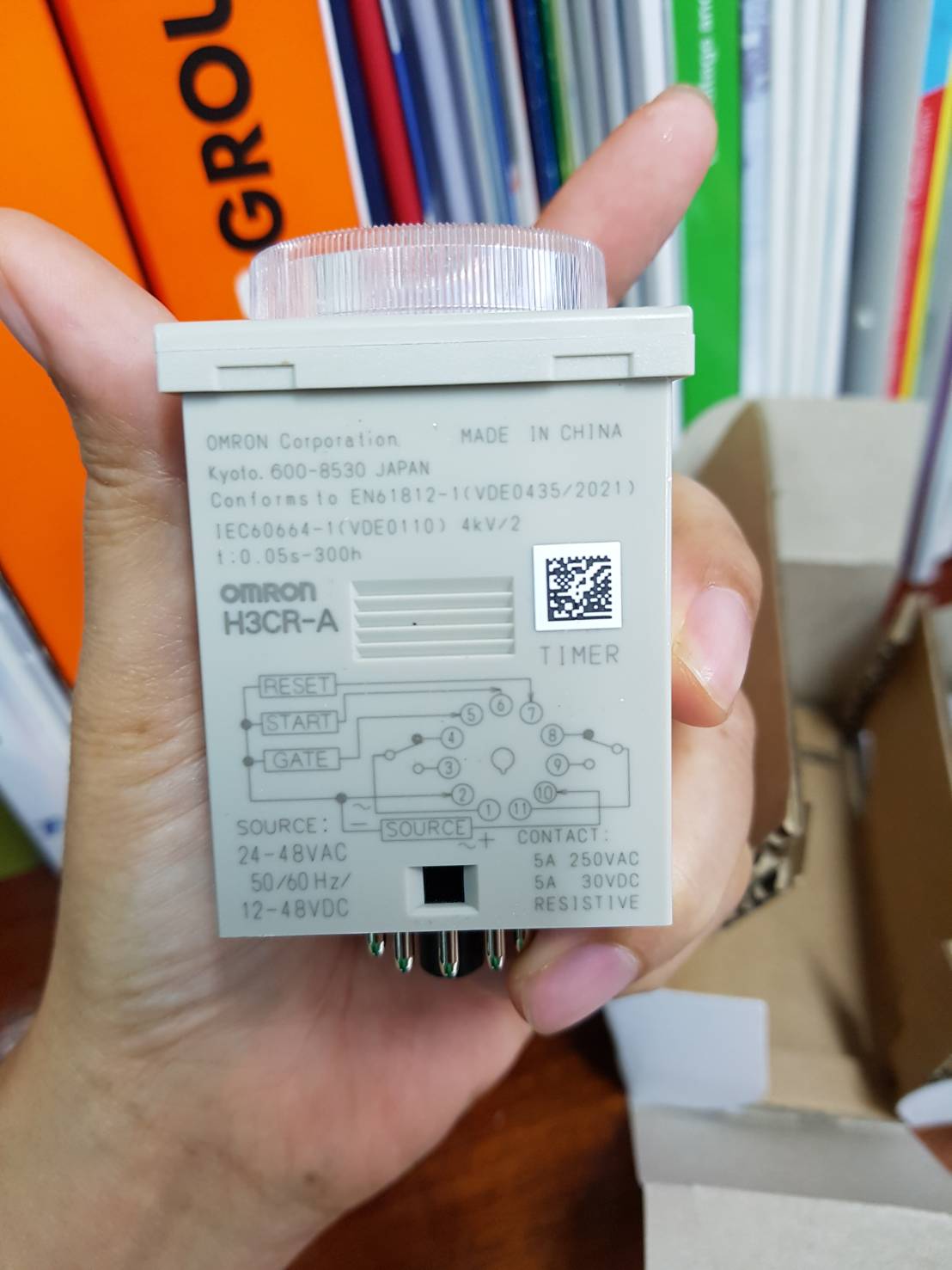 TIMER ไทม์เมอร์ OMRON H3CR-A 220VAC