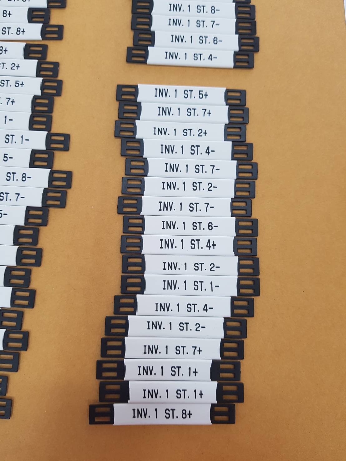 TAG มาร์คสายไฟ Polyurethane สีขาว เบอร์มาร์คสายไฟ CABLE MARKER